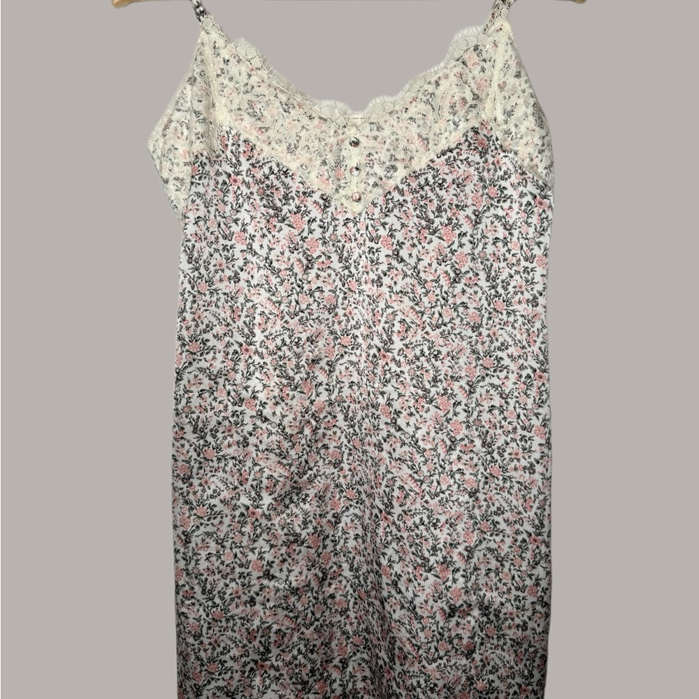 Vintage Abercrombie & Fitch Lace Floral Button-Down Top - Size S!
